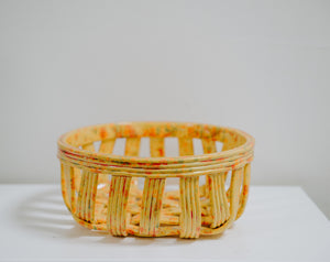 Rising Sun Round Basket